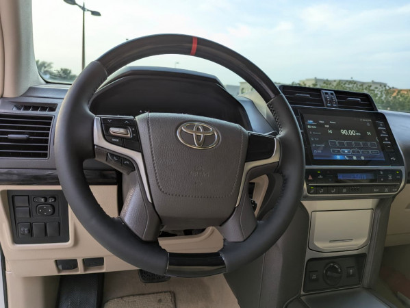 Toyota LAND CRUISER PRADO 2023  White LHD Petrol AT SUV 4WD view 7