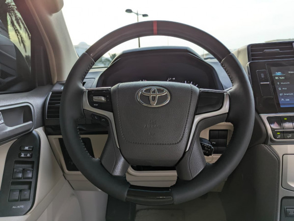 Toyota LAND CRUISER PRADO 2023  White LHD Petrol AT SUV 4WD view 22