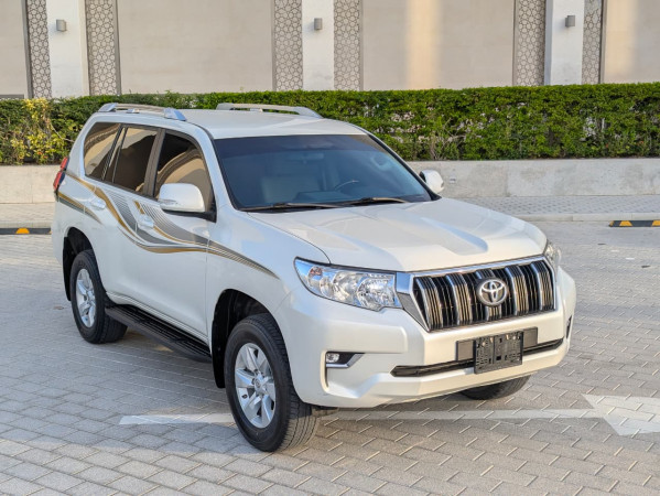 Toyota LAND CRUISER PRADO 2023  White LHD Petrol AT SUV 4WD view 23