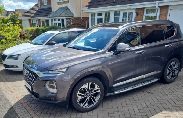 Hyundai Santa Fe 2019/ Grey RHD Diesel AT SUV 4WD