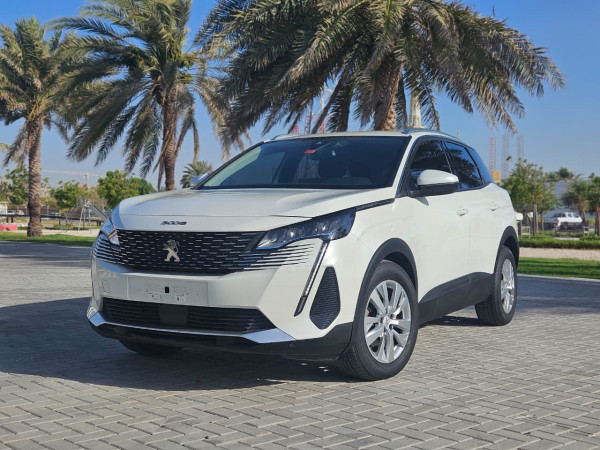 Peugeot 3008 2022/ White LHD Petrol AT SUV Crossover 2WD