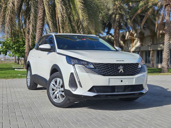 Peugeot 3008 2022/ White LHD Petrol AT SUV Crossover 2WD view 18