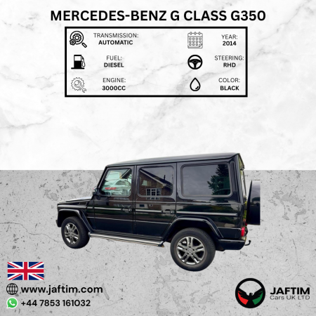 Mercedes-Benz G 350 2014/ Black RHD Diesel AT SUV 4WD view 6