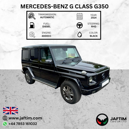 Mercedes-Benz G 350 2014/ Black RHD Diesel AT SUV 4WD view 11