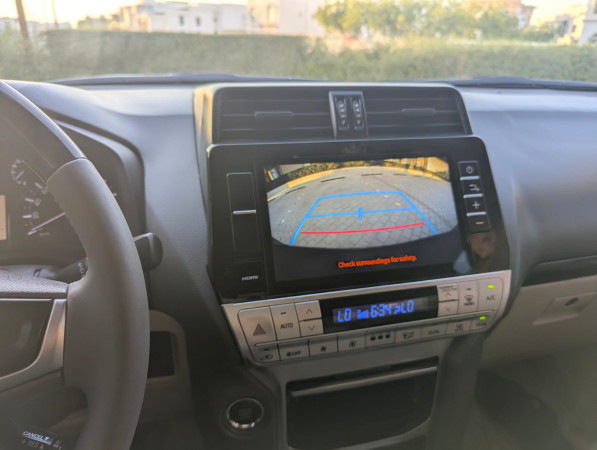 Toyota LAND CRUISER PRADO 2019/ Grey LHD Petrol AT SUV 4WD view 2