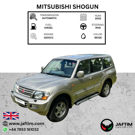 Mitsubishi Shogun 2002/ Beige RHD Diesel AT SUV 4WD view 18