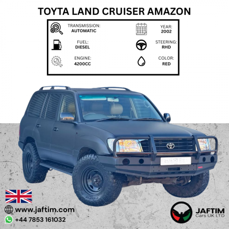 Toyota Land Cruiser 2002/ Black RHD Diesel AT SUV 4WD view 15