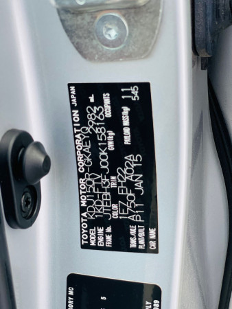 Toyota Prado 2015  Silver RHD Diesel AT SUV 4WD view 4