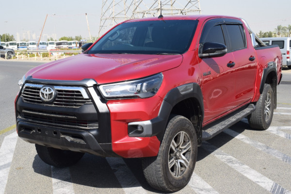 Toyota Hilux 2018  Red RHD Diesel AT Pickup 4WD view 2