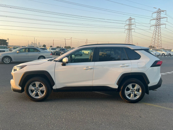 Toyota RAV 4 2021  White LHD Petrol AT SUV 4WD view 4