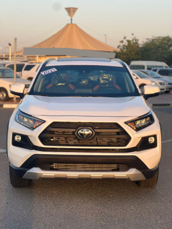 Toyota RAV 4 2021  White LHD Petrol AT SUV 4WD view 7