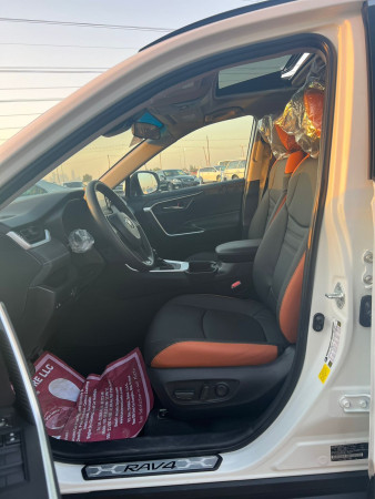 Toyota RAV 4 2021  White LHD Petrol AT SUV 4WD view 12