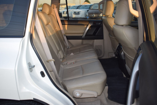 Toyota Prado 2012  White LHD Petrol AT SUV 4WD view 2
