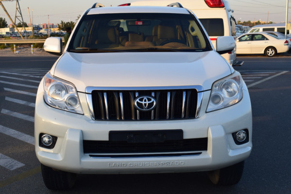 Toyota Prado 2012  White LHD Petrol AT SUV 4WD view 3