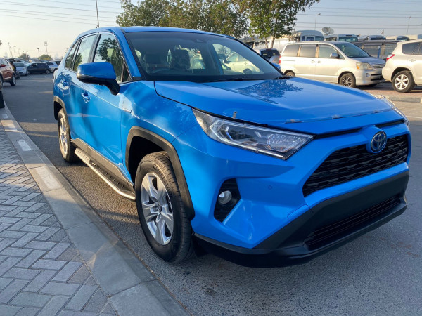Toyota RAV 4 2020  Blue RHD Hybrid AT SUV 2WD view 3
