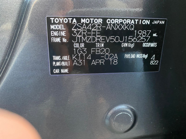 Toyota RAV 4 2018  Grey RHD Petrol AT SUV 2WD view 7
