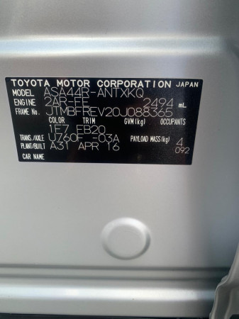 Toyota RAV 4 2016  Silver RHD Petrol AT SUV 4WD view 10